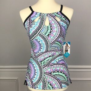 Free Country 2 Pc Swimsuit Sz M
